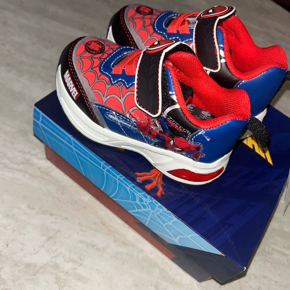 Marvel Spider-Man Kids Sneakers - Red, Blue, and Black